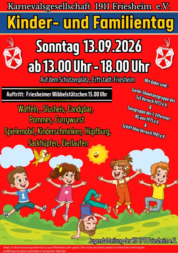 Kinder- und Familientag am&nbsp;13.09.26