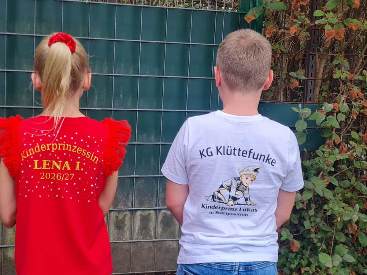 Kinderprinzessin Lena I. trifft Kinderprinz&nbsp;Lukas