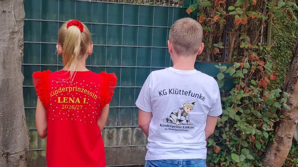 Kinderprinzessin Lena I. trifft Kinderprinz&nbsp;Lukas